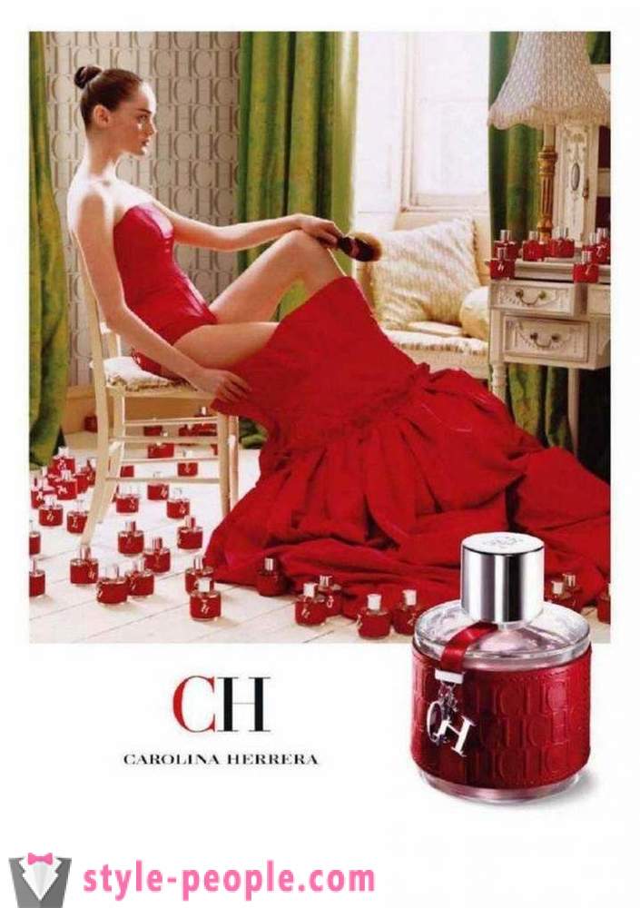 Perfume Carolina Herrera: Descrição de sabores, tipos, fabricante e comentários