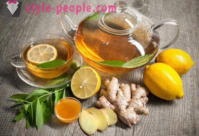 Emagrecimento chá com gengibre e limão: receitas, comentários