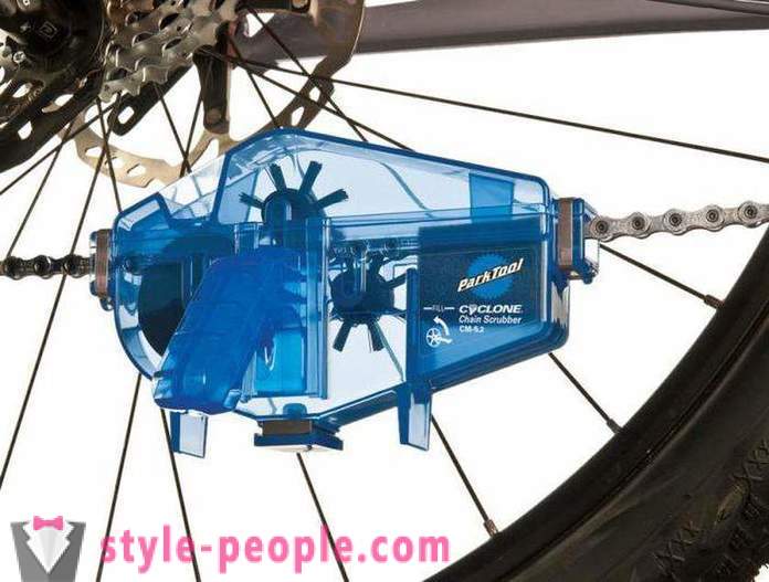 Máquinas para limpar correntes de bicicleta: tipos, instruções de uso, revisões