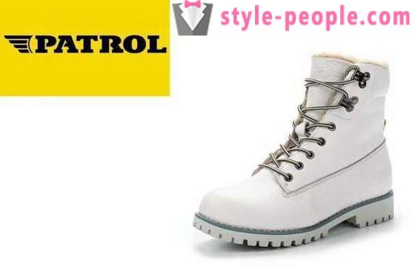 Sapatos Patrol: comentários, caracterização e conformidade com os padrões geralmente aceitos de grade dimensional