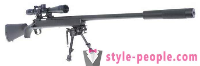 Rifle Airsoft Sniper: uma visão geral, recursos e comentários