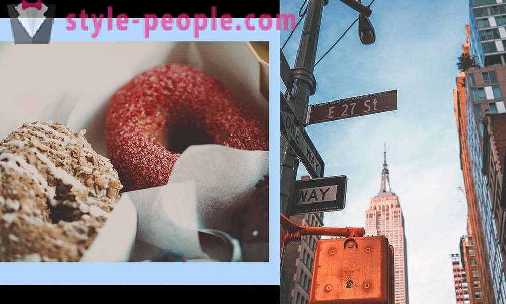 Etiqueta moderna: Há um donut, tanto em Nova York