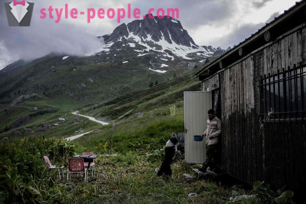 A vida do pastor nos Alpes