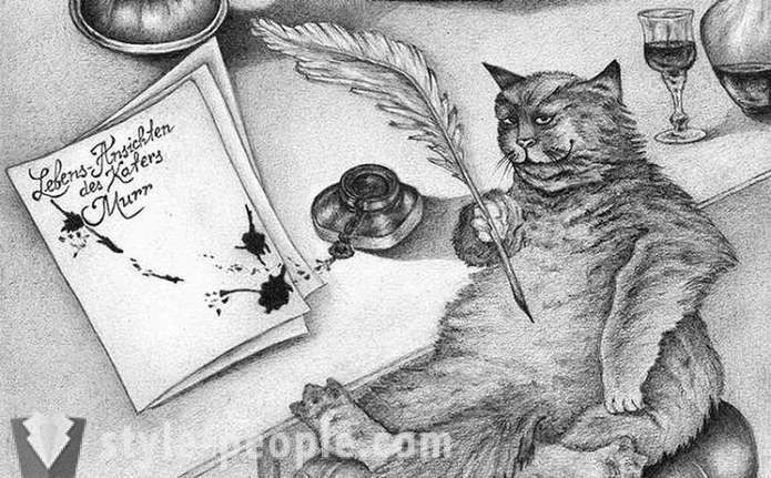A história de gatos literárias