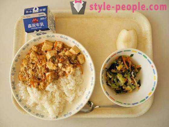 A comida no sistema de educação japonês