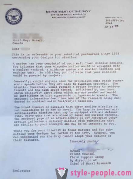 O Pentágono respondeu à carta 40 anos depois