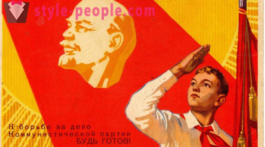 A história eo papel dos pioneiros na URSS