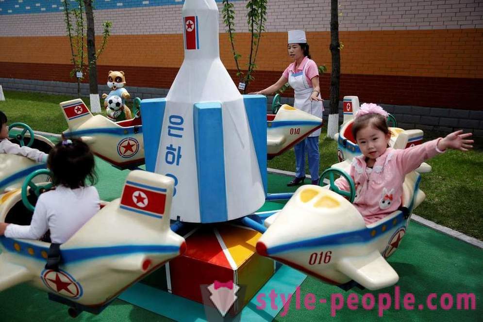 A vida das crianças em Coréia do Norte