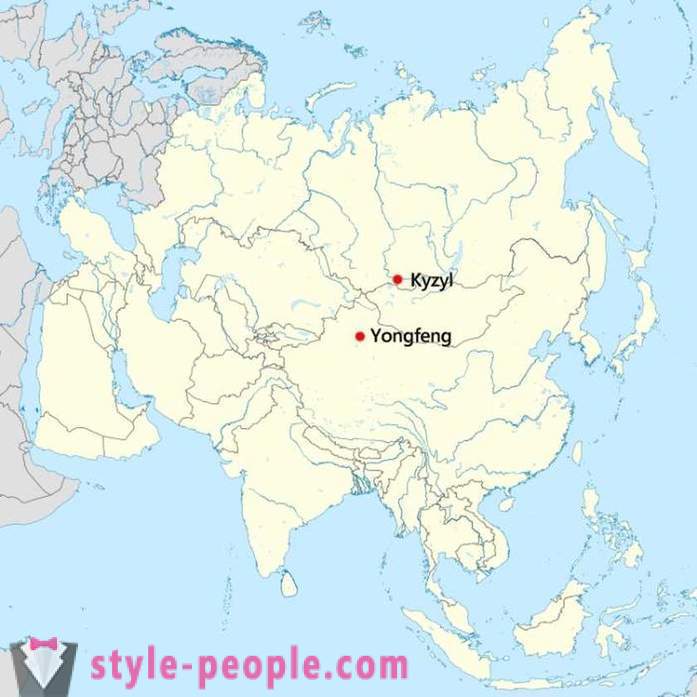 A Rússia ou a China, onde também é o centro geográfico da Ásia?