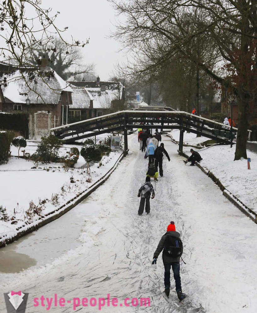 A aldeia sem estradas na Holanda