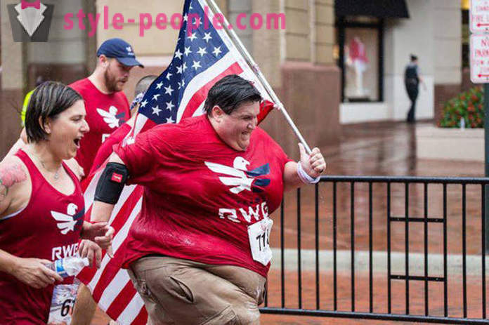 Correr, sem parar: homem pesando 250 kg inspira as pessoas pelo seu exemplo
