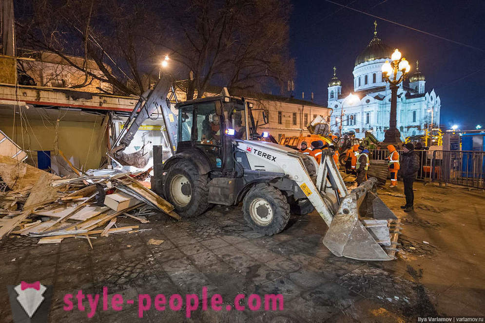 Em Moscou, tudo foi demolido!