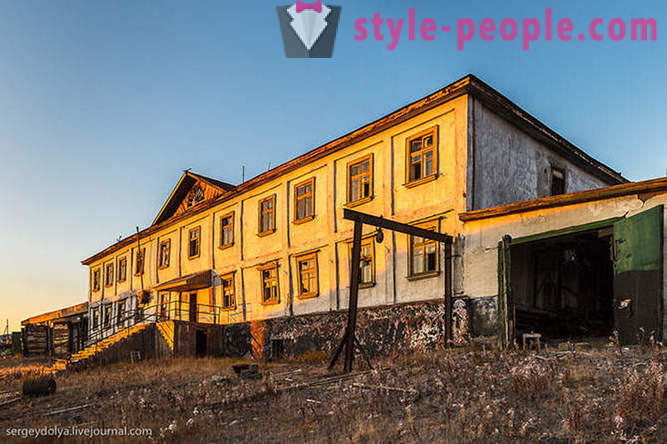 Abandonado vila Chukchi Valkumey
