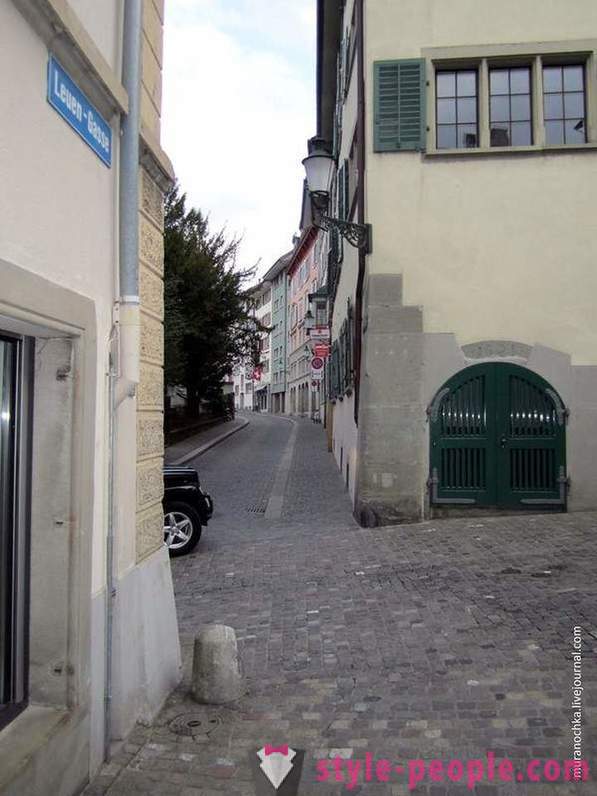 Uma caminhada através da cidade velha de Zurique