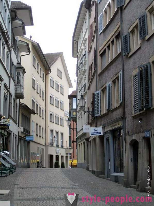 Uma caminhada através da cidade velha de Zurique