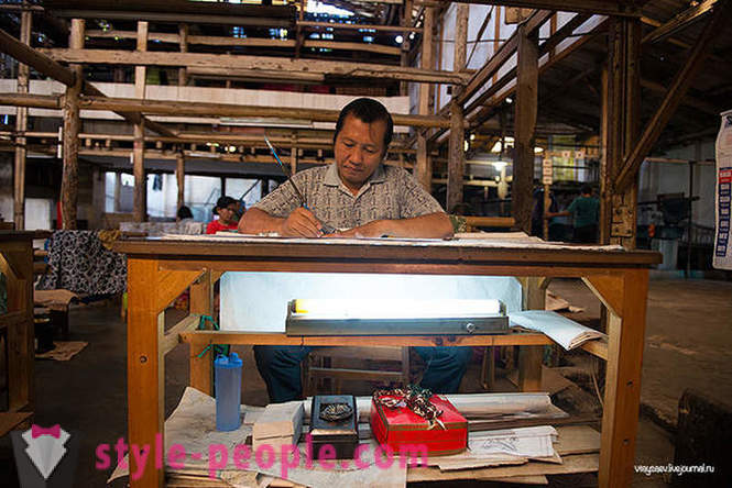 Como fazer batik na Indonésia