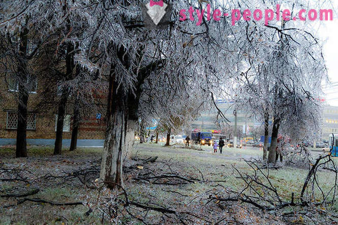 Chuva congelante em Cheboksary