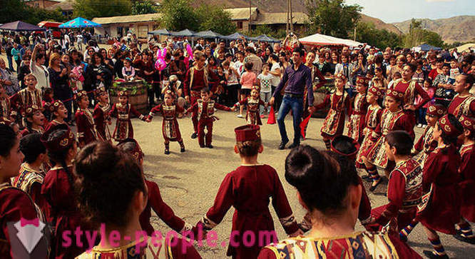 Como o Areni Festa do Vinho Armenian ocorre