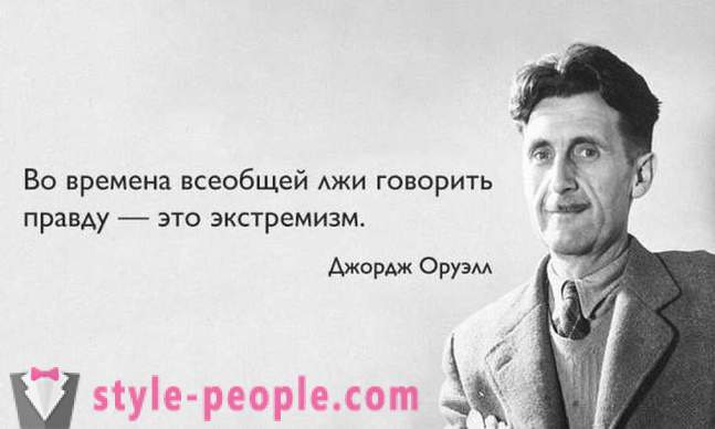 25 citações proféticas George Orwell