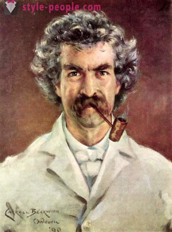 Feliz da vida de Mark Twain
