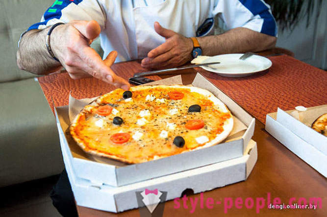 Chef italiano tenta Pizza bielorrusso