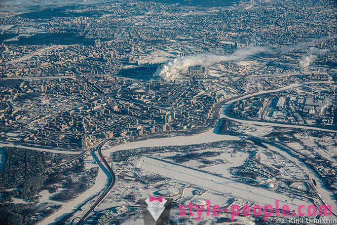 Moscovo Inverno visão panorâmica