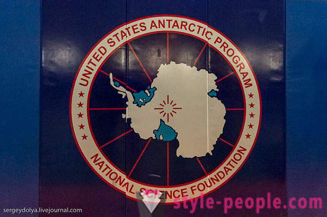 Estação Antártica no Pólo Sul