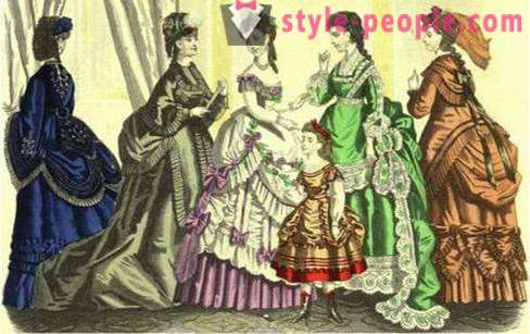 Estilo vitoriano de homens e mulheres: a descrição. Moda de século 19 e da moda moderna