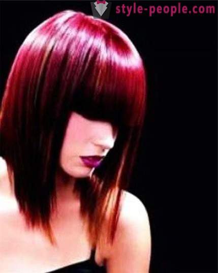 Iluminação de cabelo - uma nova tecnologia de coloração de cabelo com um efeito redutor