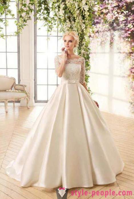 Vestido de noiva de cetim e suas características
