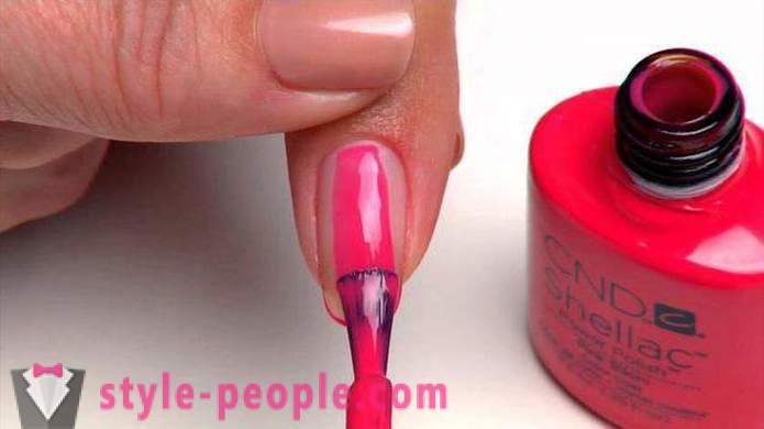 Como goma-laca mantém em unhas? Como aplicar goma-laca em casa? ideias goma-laca manicure