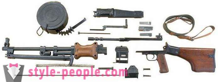 Arma RPD máquina (RPD metralhadora): características, histórico do dispositivo
