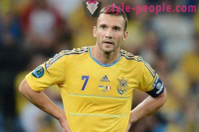 O jogador de futebol Andriy Shevchenko: biografia, vida pessoal, carreira desportiva