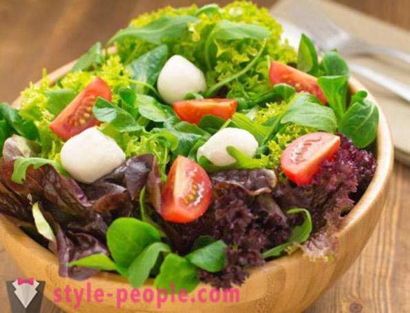 Dietético dieta salada: cozinhar receitas com fotos. saladas leves