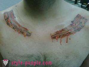 Tatuagem em sua clavícula para homens e mulheres