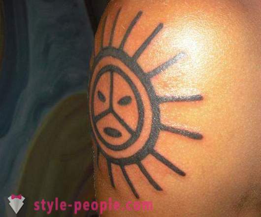 Sun - tatuagem pessoas positivas, talismã forte