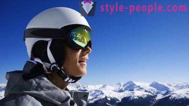 Óculos de esqui: como escolher. Pontos para esquiar
