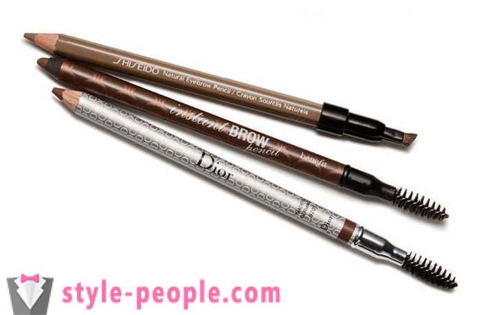 Melhor lápis de sobrancelha: comentários. Como escolher um lápis de sobrancelha?