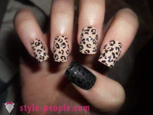 Manicure Leopard como fazer em casa