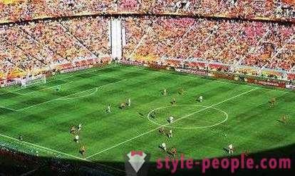 O tamanho padrão de um campo de futebol