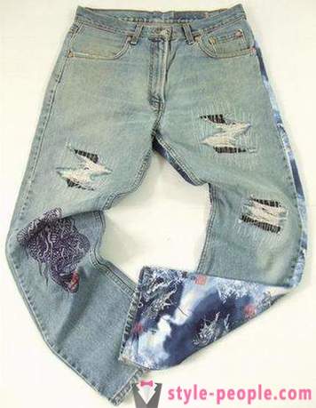 Ousada e elegante - Jeans com buracos