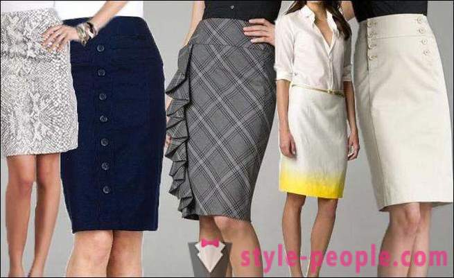 Siga moda: escolher seus estilos de saias